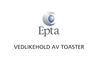 Vedlikehold av toaster